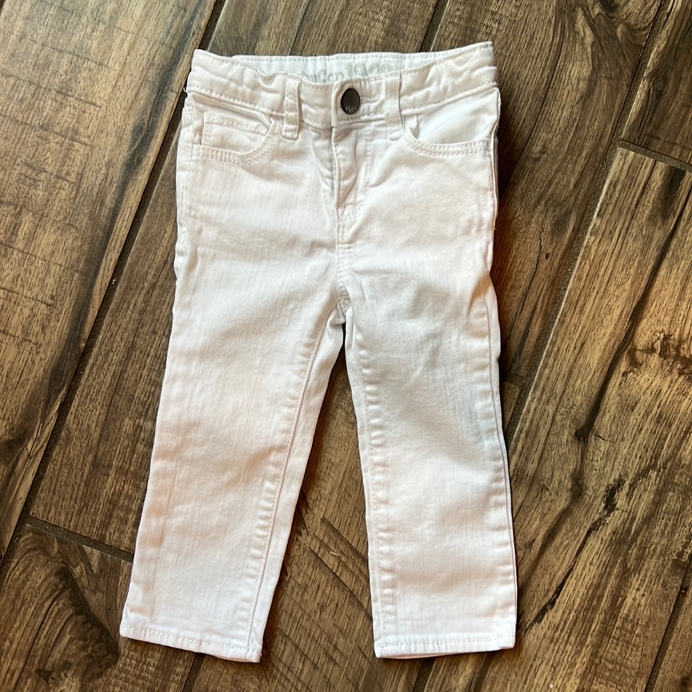 Baby Gap Mini Skinny white jeans